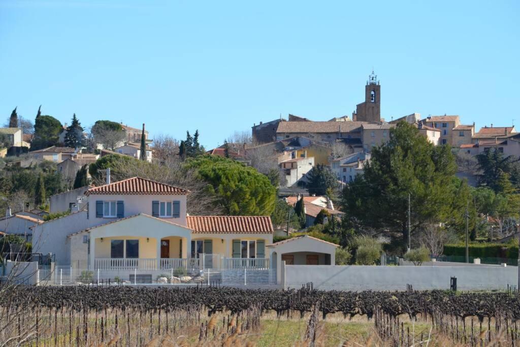 Vue Sainte Victoire, Proche Aix-En-Provence Apartment Pourrieres Bagian luar foto